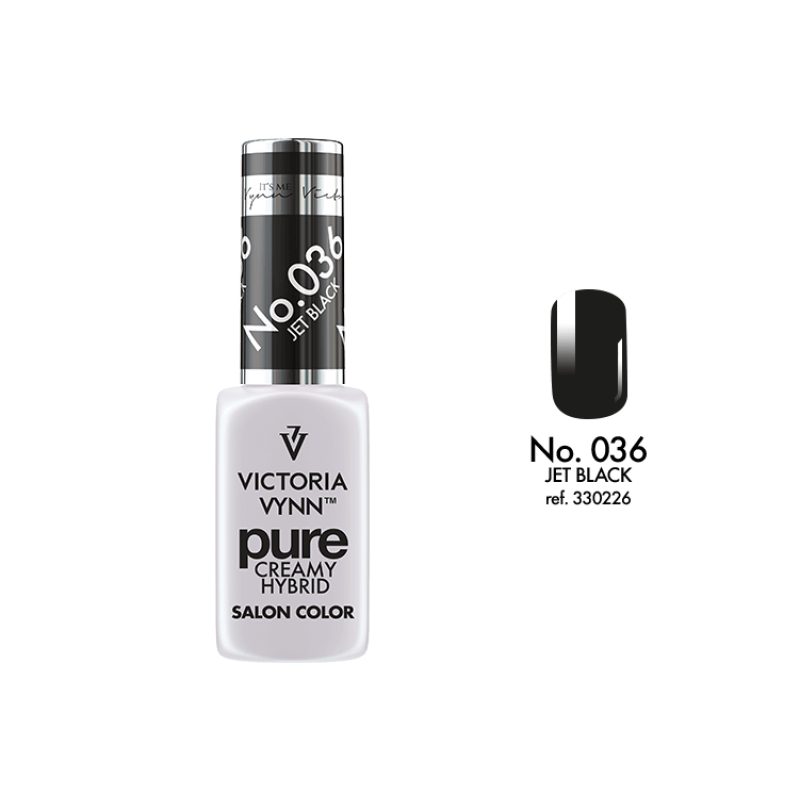 pure creamy hybrid salon color No.036 jet black (TPO FREE)